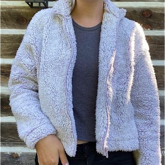 Garage fuzzy fall sweater coat - Picture 1 of 2